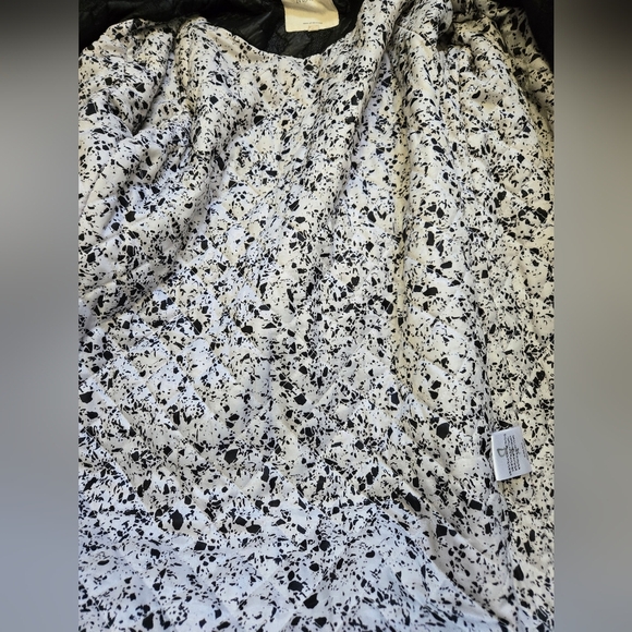 NUMPH ANTHROPOLOGIE Black Quilted Chevron Jacket. Size Small - Picture 9 of 12